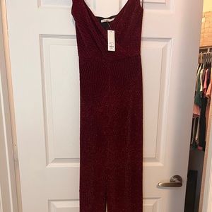 NWT Francesca’s womens Jumpsuit